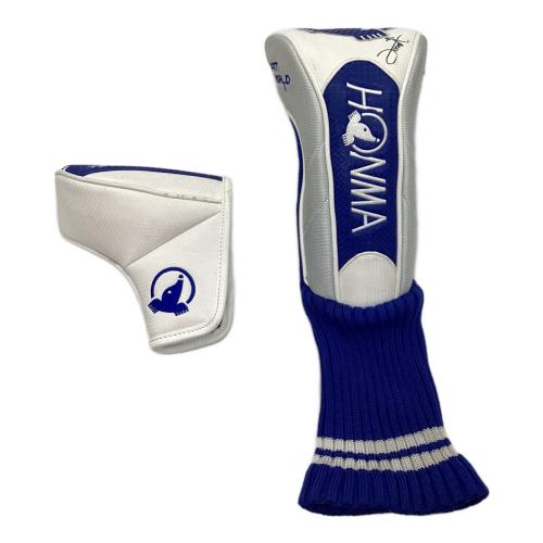 HONMA (ホンマ) キャディバッグ ※サイン証明なし ヘッドカバー(ドライバー・パターのみ) イ・ボミモデル ホワイト×ブルー TEAM TOUR WORLD