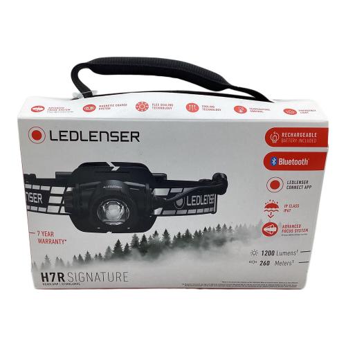 LED LENSER (レッドレンザー) ヘッドライト ブラック H7R SIGNATURE