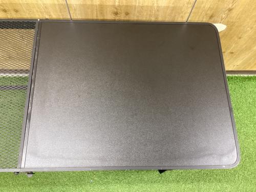 DOD (ディーオーディー) キッチンテーブル TB5-723-BK （約）W120×D48×H58/77cm ブラック クッキングキング