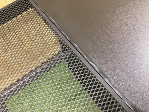DOD (ディーオーディー) キッチンテーブル TB5-723-BK （約）W120×D48×H58/77cm ブラック クッキングキング