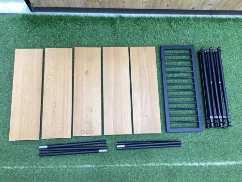 DOD (ディーオーディー) キッチンテーブル TB6-652-BG 廃盤品 ブラウン ソトデーチューボー2