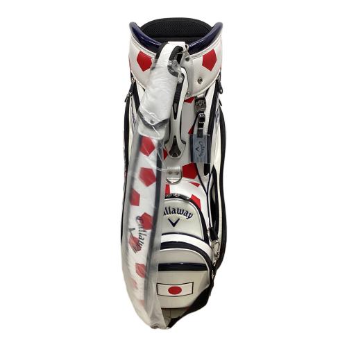 Callaway (キャロウェイ) キャディバッグ 2016年石川遼モデル ホワイト×レッド Tour WC 16 JM TRUVIS