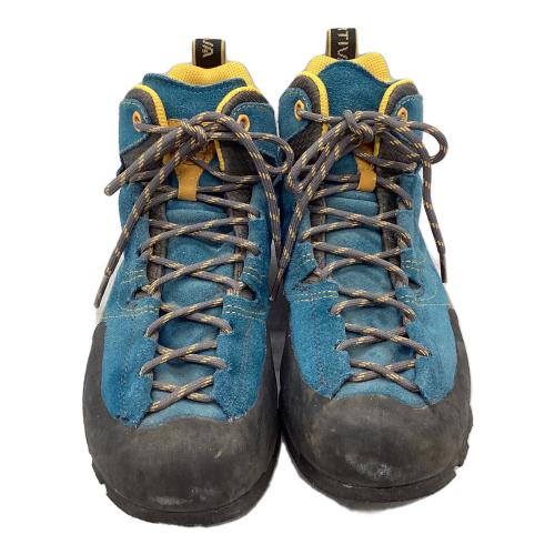 LA SPORTIVA (スポルティバ) BOULDER X MID GTX ミドルカット トレッキングシューズ 06-201 メンズ SIZE 27(EU42)cm ブルー×イエロー