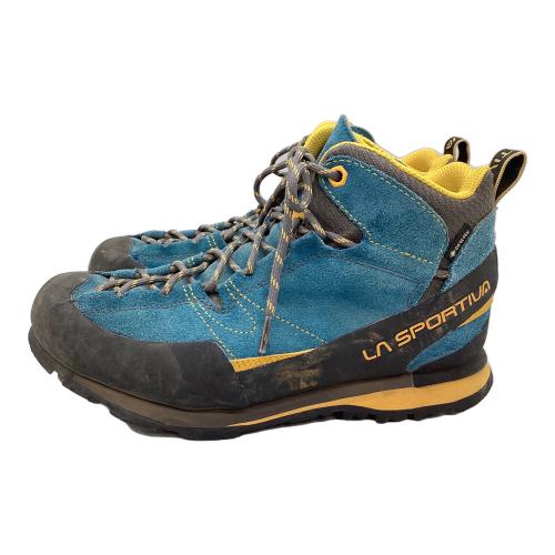 LA SPORTIVA (スポルティバ) BOULDER X MID GTX ミドルカット トレッキングシューズ 06-201 メンズ SIZE 27(EU42)cm ブルー×イエロー