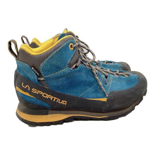 LA SPORTIVA (スポルティバ) BOULDER X MID GTX ミドルカット トレッキングシューズ 06-201 メンズ SIZE 27(EU42)cm ブルー×イエロー
