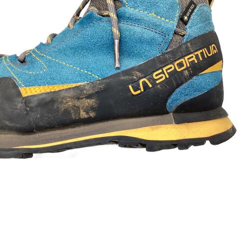 LA SPORTIVA (スポルティバ) BOULDER X MID GTX ミドルカット トレッキングシューズ 06-201 メンズ SIZE 27(EU42)cm ブルー×イエロー