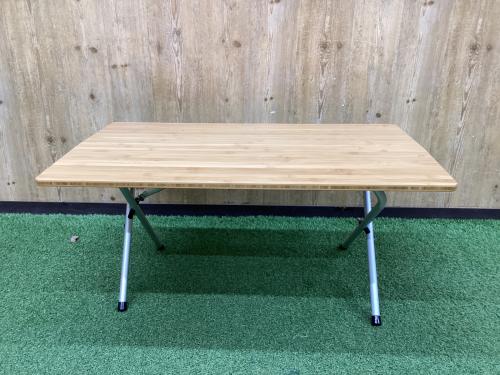 Snow peak (スノーピーク) アウトドアテーブル LV-100TR ワンアクションローテーブル竹