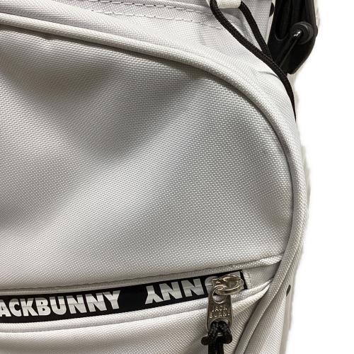JACK BUNNY (ジャックバニー) キャディバッグ 262-4980140 ホワイト×ブラック