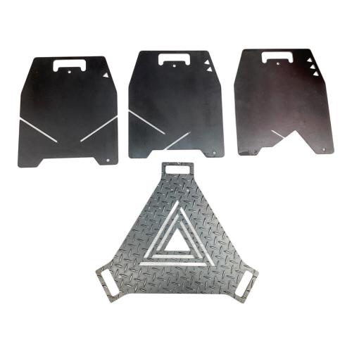 Metal Mania ディッシュ型焚火台 焚火台 TRIANGLE-01