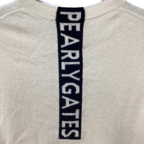 PEARLY GATES (パーリーゲイツ) セーター ゴルフウェア(トップス) 053-3270001 2023年モデル メンズ SIZE XL ベージュ