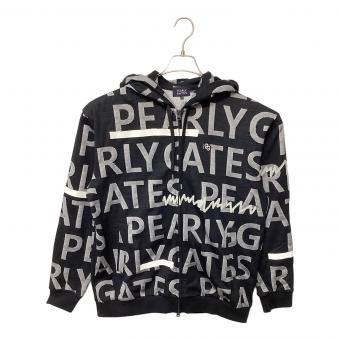 PEARLY GATES (パーリーゲイツ) パーカー ゴルフウェア(トップス) 053-4262801 2024年モデル メンズ SIZE XL ブラック×グレー