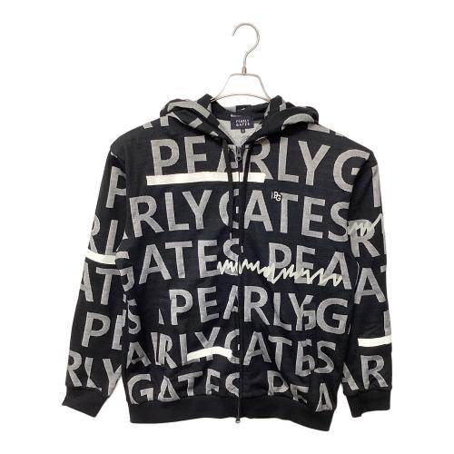 PEARLY GATES (パーリーゲイツ) パーカー ゴルフウェア(トップス) 053-4262801 2024年モデル メンズ SIZE XL ブラック×グレー