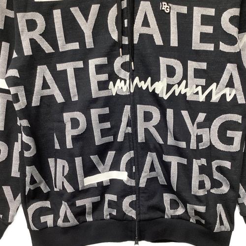 PEARLY GATES (パーリーゲイツ) パーカー ゴルフウェア(トップス) 053-4262801 2024年モデル メンズ SIZE XL ブラック×グレー