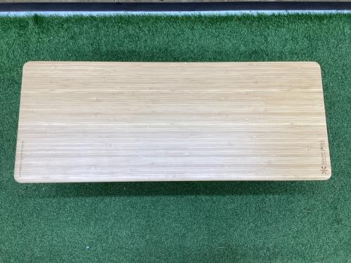 Snow peak (スノーピーク) アウトドアテーブル LV-065TL ブラック フォールディングシェルフ Light Bamboo