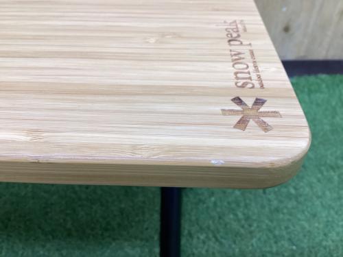 Snow peak (スノーピーク) アウトドアテーブル LV-065TL ブラック フォールディングシェルフ Light Bamboo
