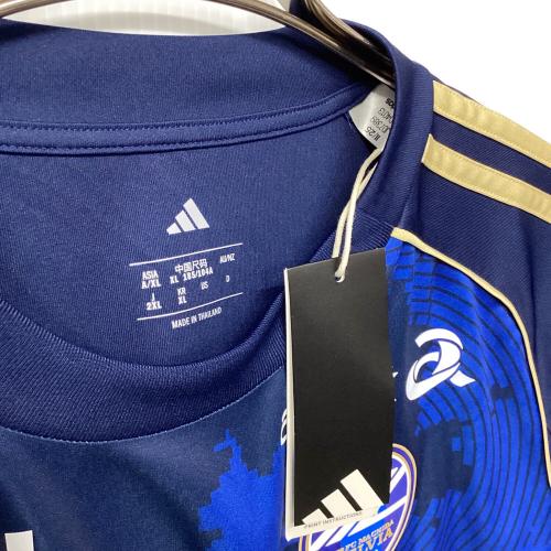 町田ゼルビア (マチダゼルビア) サッカーユニフォーム JD7389 百年構想リーグ 1stユニフォーム メンズ SIZE 2XL ブルー×ネイビー