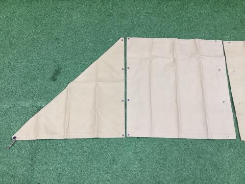 MUTEKI 無敵の焚き火幕 焚火台用品 タン