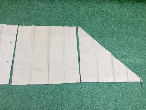 MUTEKI 無敵の焚き火幕 焚火台用品 タン
