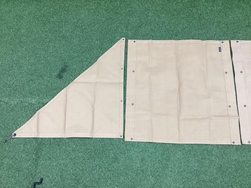 MUTEKI 無敵の焚き火幕 焚火台用品 タン