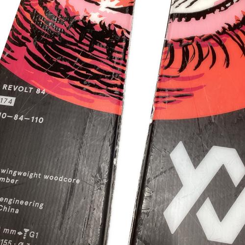 Volkl (フォルクル) REVOLT 84 フリースタイル ファットスキー トップシートキズ有 滑走面良好 23-24モデル 174cm