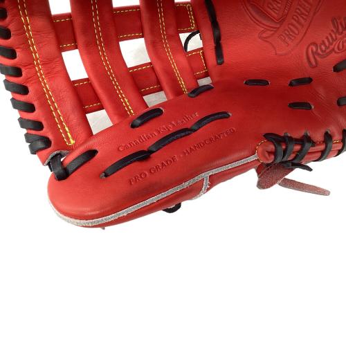 RAWLINGS (ローリングス) PRO PREFERRED WIZARD #02 硬式グローブ GH4PW2B87MG グローブケース付 SIZE 12.25 レッド