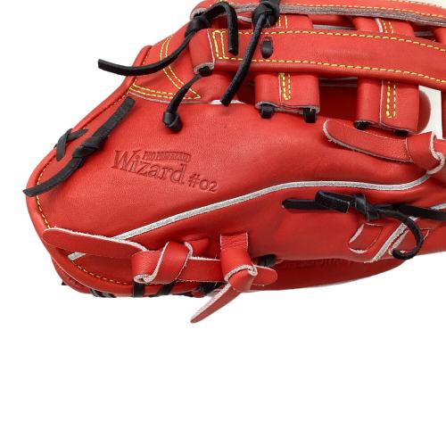 RAWLINGS (ローリングス) PRO PREFERRED WIZARD #02 硬式グローブ GH4PW2B87MG グローブケース付 SIZE 12.25 レッド