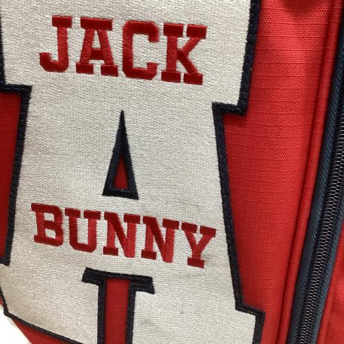 JACK BUNNY (ジャックバニー) キャディバッグ 9インチ 5口 レッド