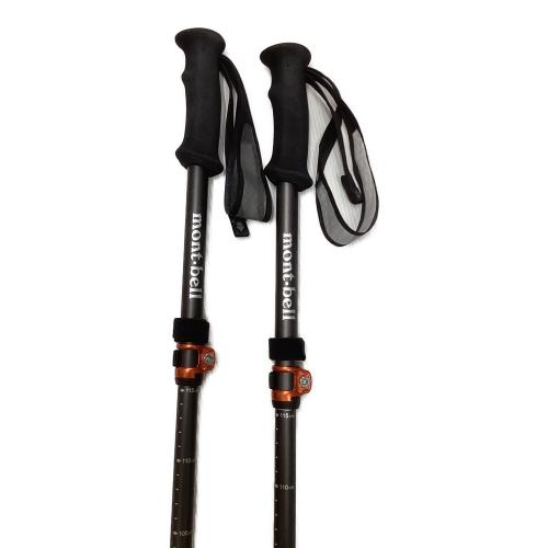 mont-bell (モンベル) トレッキングポール 1140221 2本セット 95-115cm ブラック アルパイン フォールディングポール S