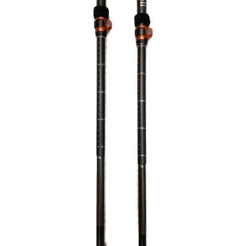 mont-bell (モンベル) トレッキングポール 1140221 2本セット 95-115cm ブラック アルパイン フォールディングポール S