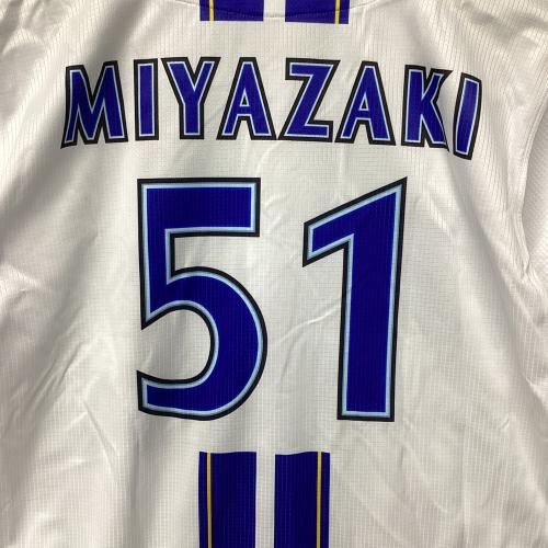 横浜DeNAベイスターズ (ヨコハマディーエヌエーベイスターズ) 宮崎敏郎【51】応援グッズ 2025-26年ホーム ホワイト×ブルー