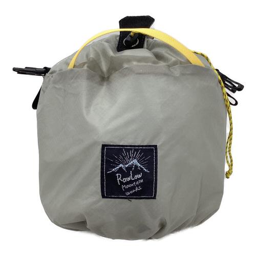 RawLow Mountain works (ロウロウ マウンテンワークス) 登山雑貨 ショルダーストラップ欠品 グレー CHUBBY SACK
