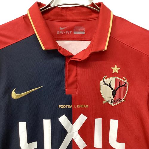 鹿島アントラーズ (カシマアントラーズ) サッカーユニフォーム 金崎夢生【33】 744319 648 2016年ホーム SIZE M レッド×ネイビー