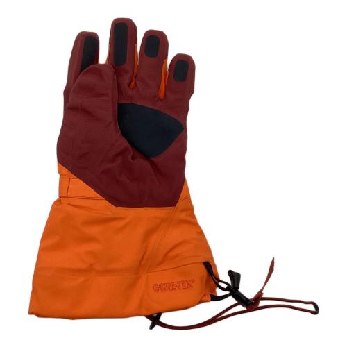 ARC'TERYX (アークテリクス) 登山雑貨 GORE-TEX SIZE M オレンジ LITHIC GLOVE