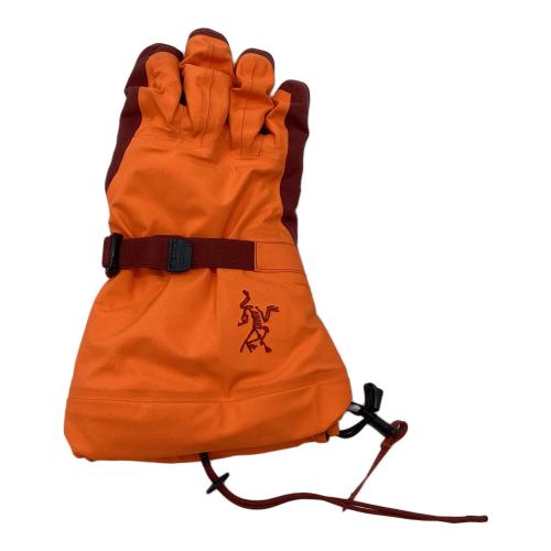 ARC'TERYX (アークテリクス) 登山雑貨 GORE-TEX SIZE M オレンジ LITHIC GLOVE