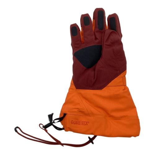 ARC'TERYX (アークテリクス) 登山雑貨 GORE-TEX SIZE M オレンジ LITHIC GLOVE