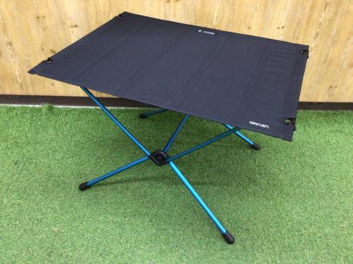 Helinox (ヘリノックス) アウトドアテーブル 約75×57×49㎝ ブラック×ブルー テーブルワン ハードトップ L