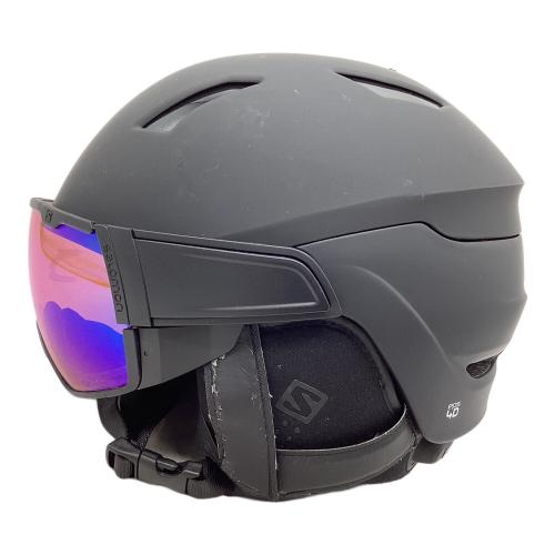 SALOMON (サロモン) DRIVER CA PHOTO SIGMA ヘルメット ブラック ステッカー付 キズ有 ケース付
