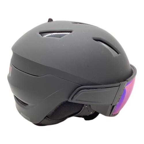 SALOMON (サロモン) DRIVER CA PHOTO SIGMA ヘルメット ブラック ステッカー付 キズ有 ケース付