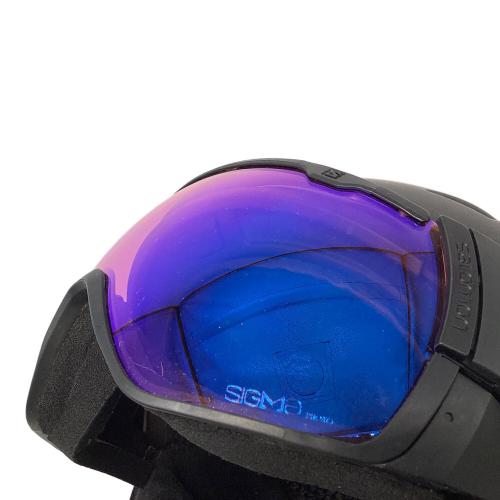 SALOMON (サロモン) DRIVER CA PHOTO SIGMA ヘルメット ブラック ステッカー付 キズ有 ケース付