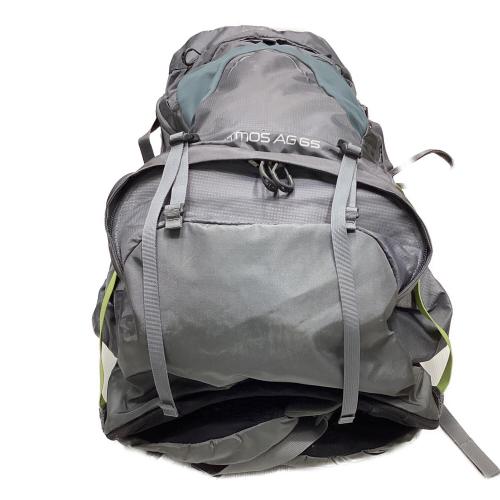 OSPREY (オスプレー) バックパック 65L グレー×グリーン アトモスAG 65