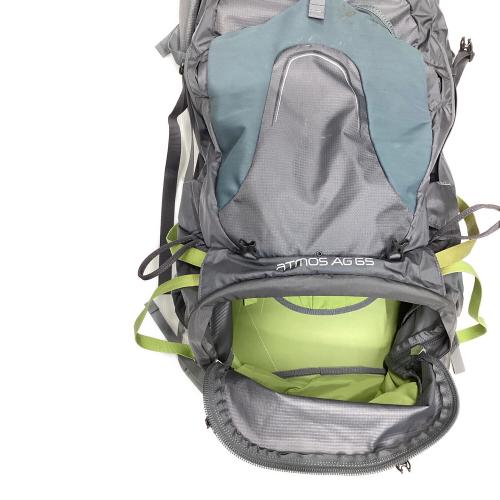 OSPREY (オスプレー) バックパック 65L グレー×グリーン アトモスAG 65