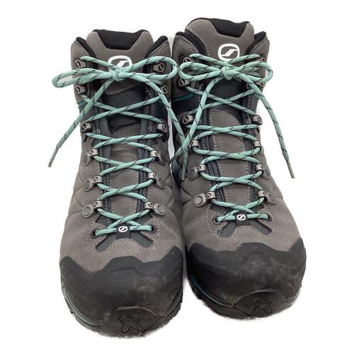 SCARPA (スカルパ) ZGトレックGTX WMN ハイカット(ソフトソール) トレッキングシューズ レディース EU40(約25.5cm) グレー×スカイブルー