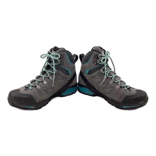 SCARPA (スカルパ) ZGトレックGTX WMN ハイカット(ソフトソール) トレッキングシューズ レディース EU40(約25.5cm) グレー×スカイブルー