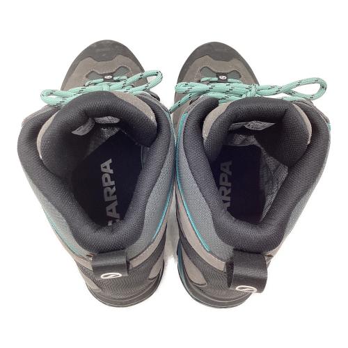 SCARPA (スカルパ) ZGトレックGTX WMN ハイカット(ソフトソール) トレッキングシューズ レディース EU40(約25.5cm) グレー×スカイブルー