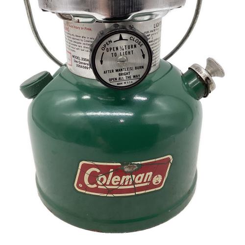 Coleman (コールマン) 200A 最終型グリーン ガソリンランタン ヴィンテージ