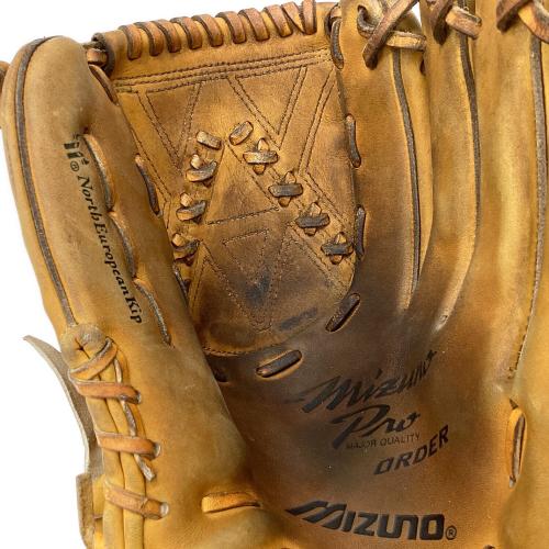 MIZUNO (ミズノ) Mizuno Pro オーダー 硬式グローブ ビッグM ノースヨーロピアンキップ オレンジ