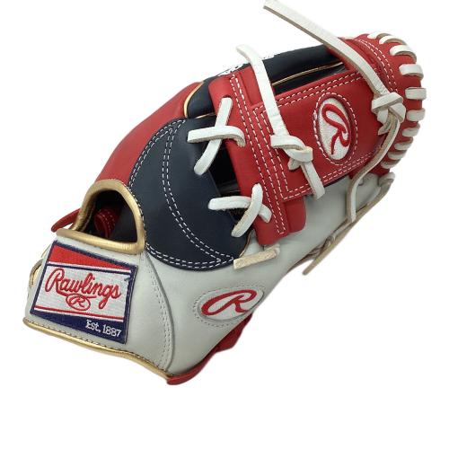 RAWLINGS (ローリングス) HOH MLB COLOR SYNC 軟式グローブ GR2HMN52W ケース付 11.25inch ホワイト×ブラック×レッド