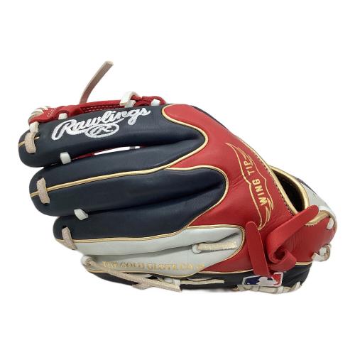 RAWLINGS (ローリングス) HOH MLB COLOR SYNC 軟式グローブ GR2HMN52W ケース付 11.25inch ホワイト×ブラック×レッド