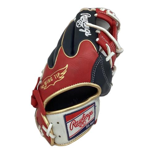 RAWLINGS (ローリングス) HOH MLB COLOR SYNC 軟式グローブ GR2HMN52W ケース付 11.25inch ホワイト×ブラック×レッド