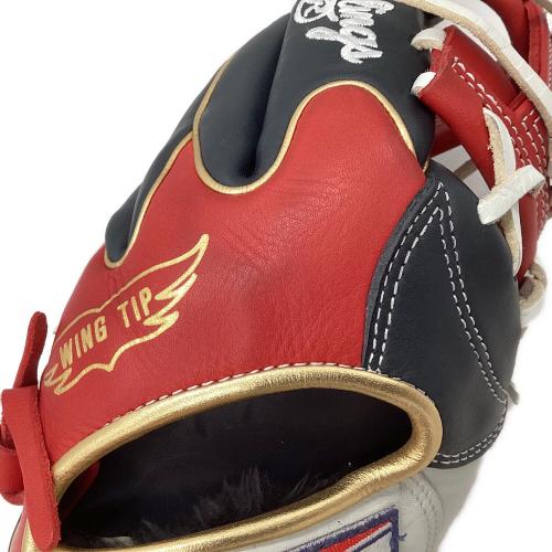 RAWLINGS (ローリングス) HOH MLB COLOR SYNC 軟式グローブ GR2HMN52W ケース付 11.25inch ホワイト×ブラック×レッド